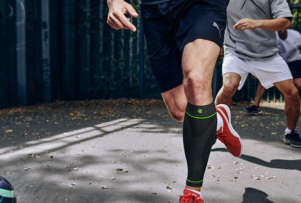 Sports Compression Sleeves Unterschenkel beim Laufen